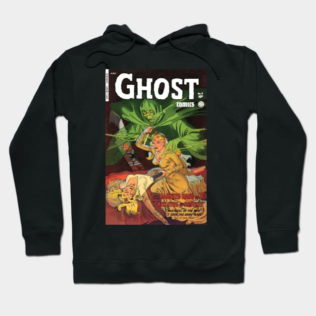 The Haunted Hand of X Comic Cover Hoodie by Weirdette